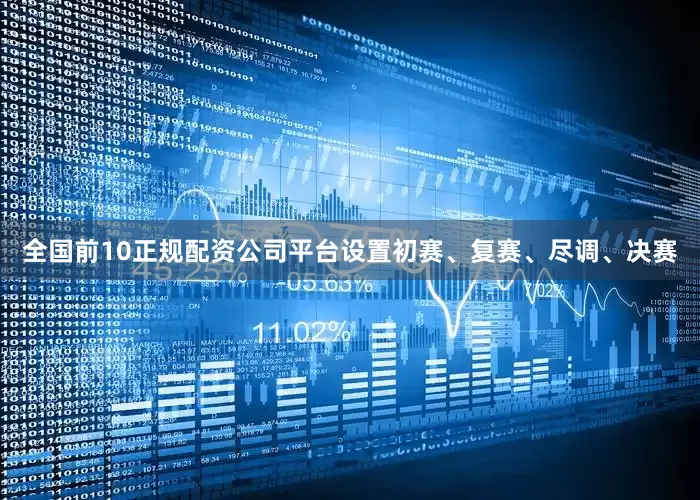 全国前10正规配资公司平台设置初赛、复赛、尽调、决赛